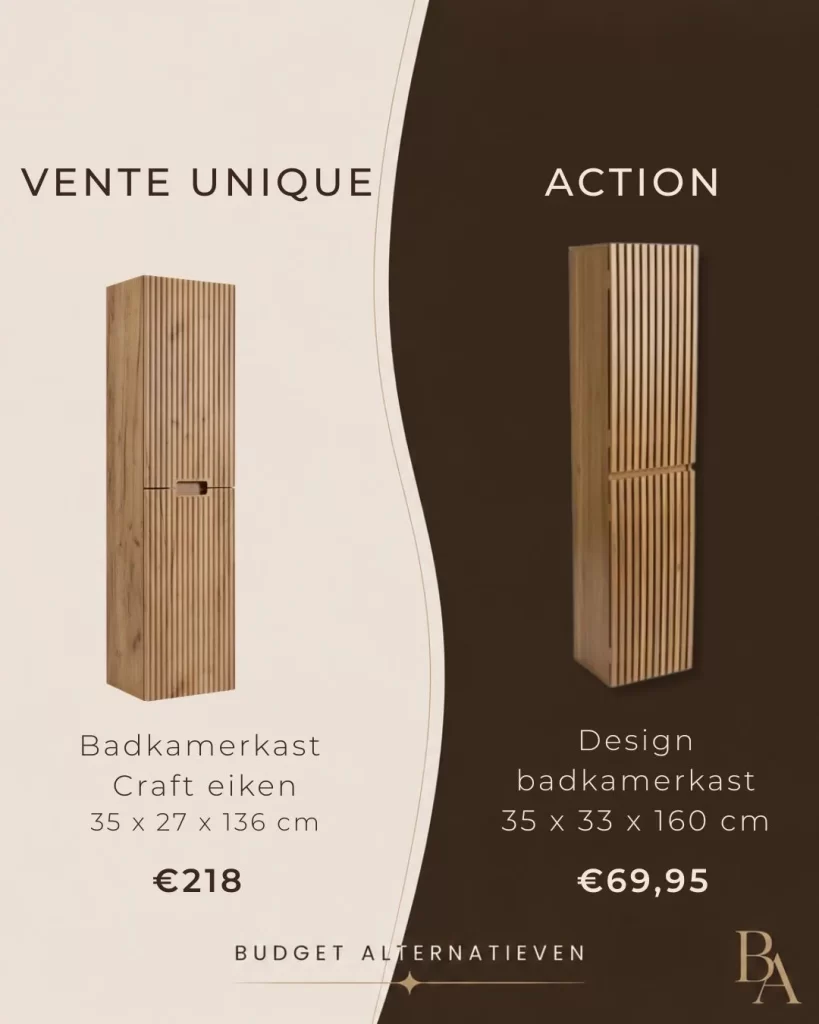action badkamerkast