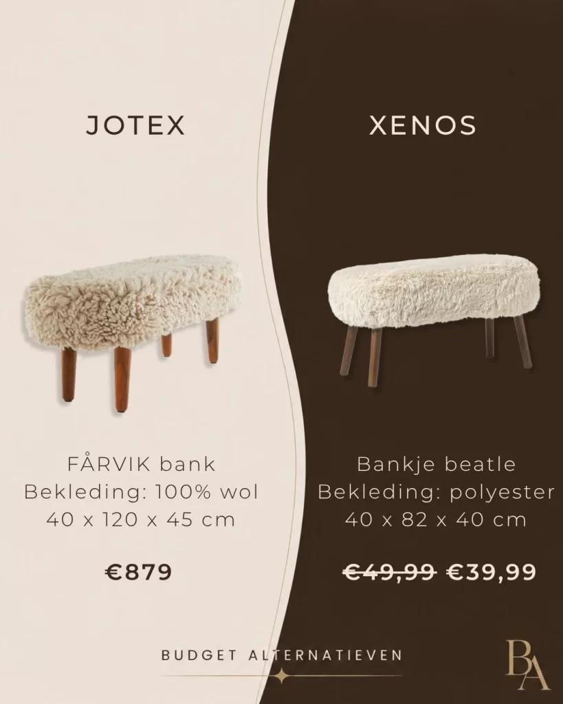 Xenos fluffy bankje